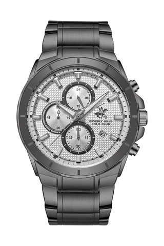 Montre à quartz en alliage - Anthracite et argenté