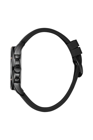 Montre à quartz en cuir - Noir