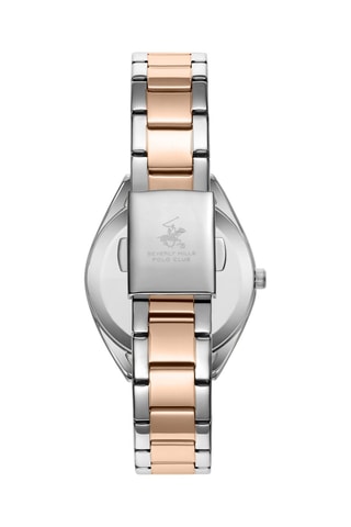Montre à quartz en alliage - Argenté et doré rose