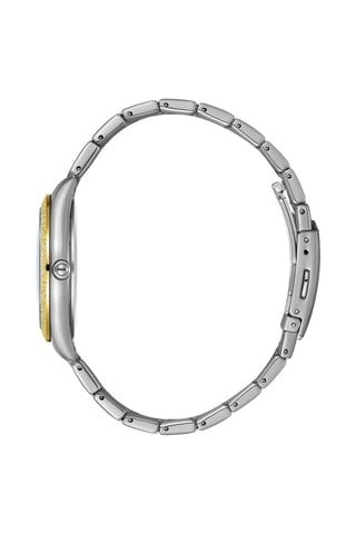 Montre à quartz en alliage et diamant - Argenté et doré