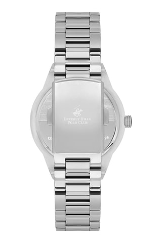 Montre à quartz en acier, céramique et diamant - Argenté et doré