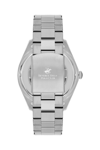 Montre automatique en acier - Argenté et noir