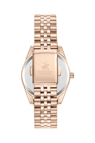 Montre à quartz en alliage - Doré rose