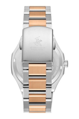 Montre automatique en acier et céramique - Argenté et doré