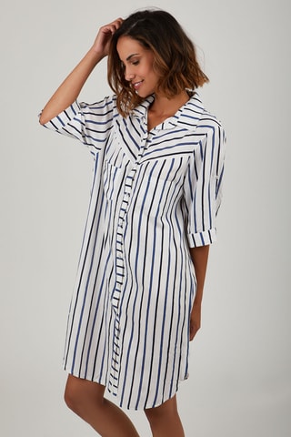 Blouse-jurk - Blauw