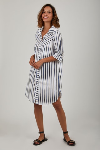 Blouse-jurk - Blauw