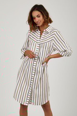 Blouse-jurk - Geel
