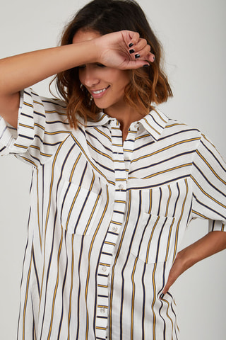 Blouse-jurk - Geel