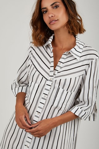 Blouse-jurk - Zwart