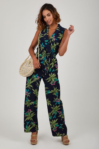 Jumpsuit - Marineblauw