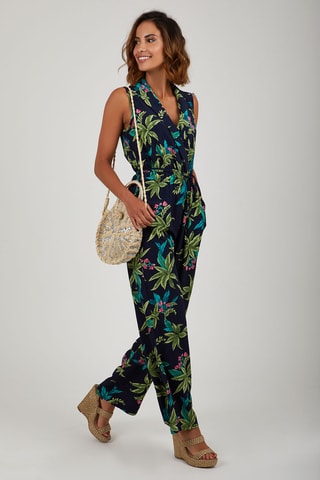 Jumpsuit - Marineblauw