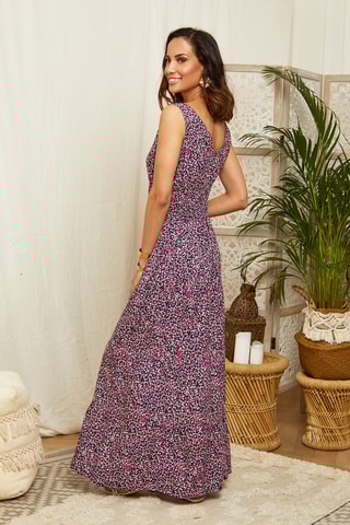 Lange Jurk - Fuchsia