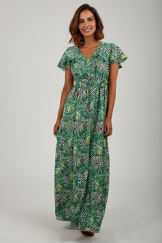 Jurk met Ruches - Blauw