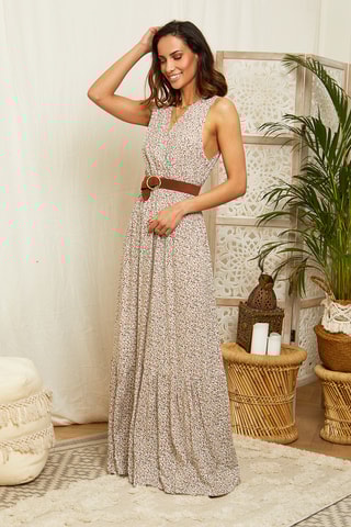 Robe longue - Blanc