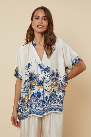 Top - Marineblauw