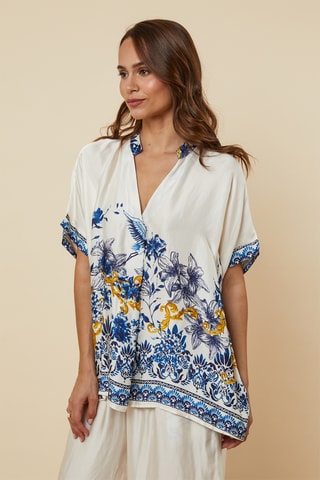 Top - Marineblauw