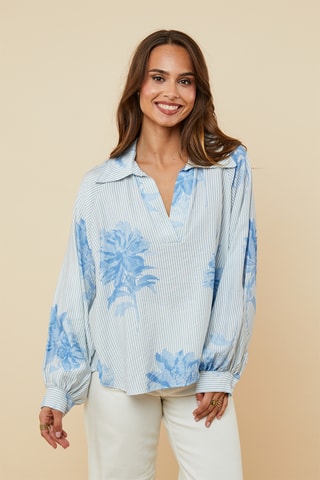 Top - Blauw