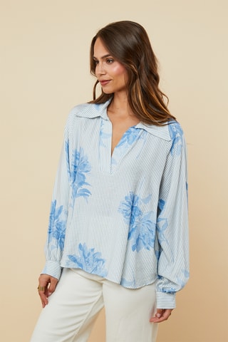 Top - Blauw