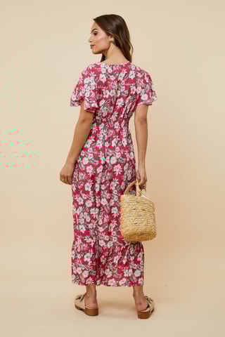 Lange Jurk - Fuchsia