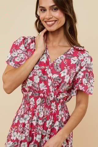 Lange Jurk - Fuchsia