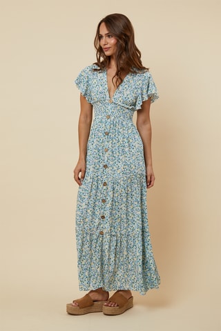 Blouse-jurk - Lichtblauw