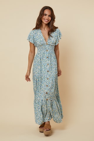 Blouse-jurk - Lichtblauw