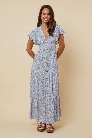 Blouse-jurk - Paars