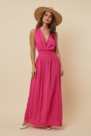 Lange Jurk - Fuchsia