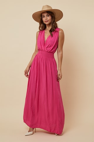 Lange Jurk - Fuchsia