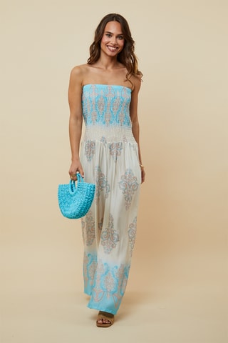 Strapless Jumpsuit - Lichtblauw