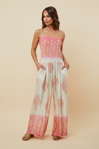 Strapless Jumpsuit - Oranje
