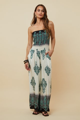 Strapless Jumpsuit - Zwart