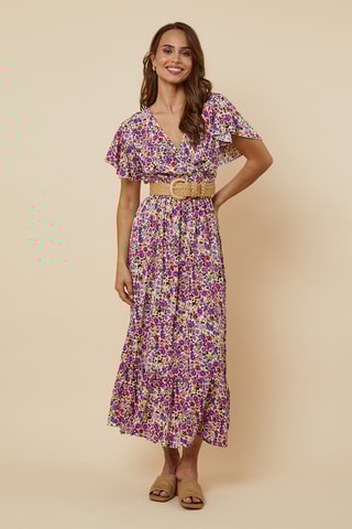 Lange Jurk - Fuchsia