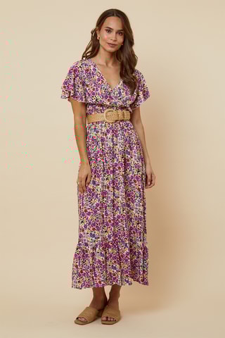 Lange Jurk - Fuchsia