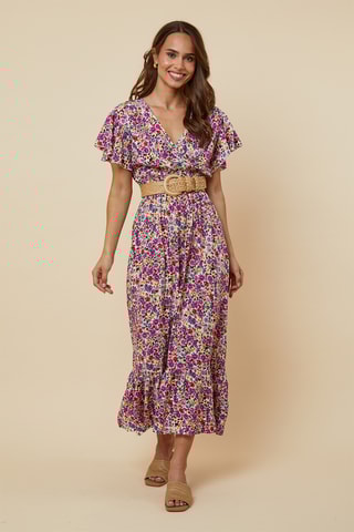 Lange Jurk - Fuchsia