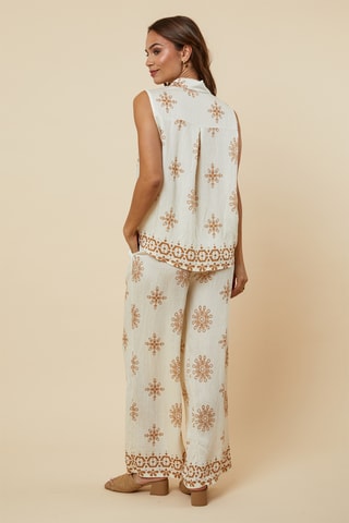 Blouse en Broek - Beige