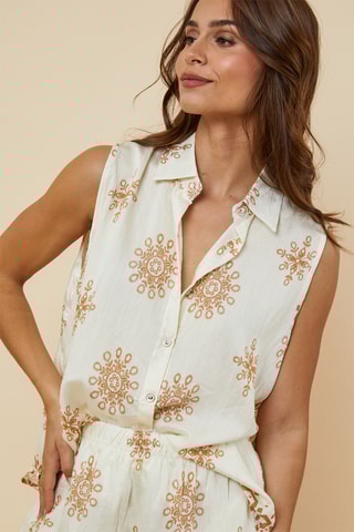 Blouse en Broek - Beige