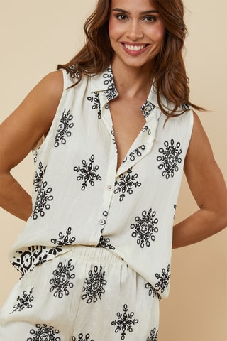 Blouse en Broek - Beige