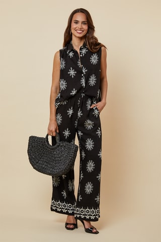 Blouse en Broek - Zwart