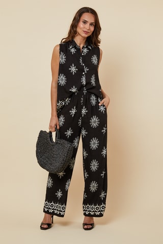 Blouse en Broek - Zwart