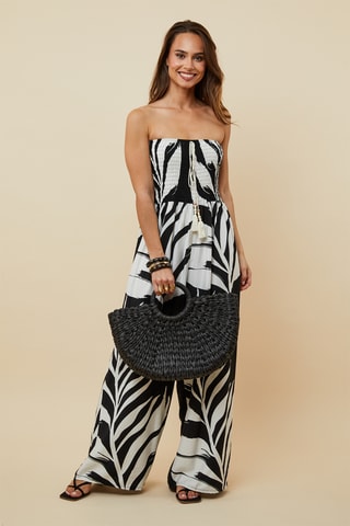 Strapless Jumpsuit - Zwart