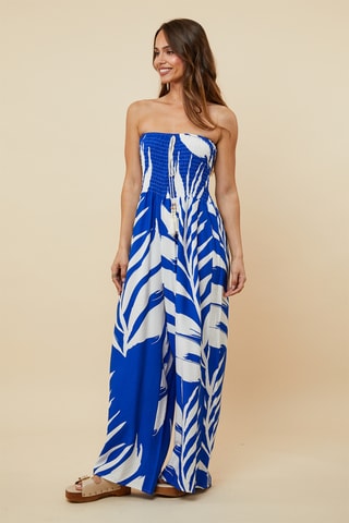 Strapless Jumpsuit - Blauw