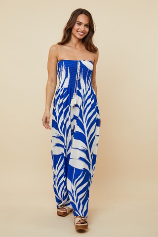 Strapless Jumpsuit - Blauw