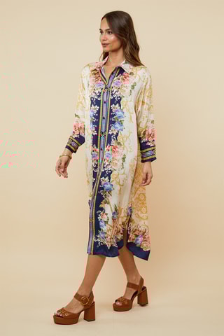 Blouse-jurk - Marineblauw