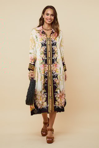 Blouse-jurk - Zwart