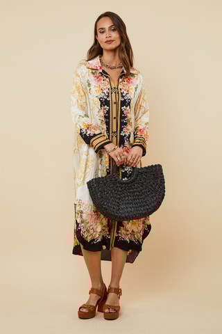 Blouse-jurk - Zwart