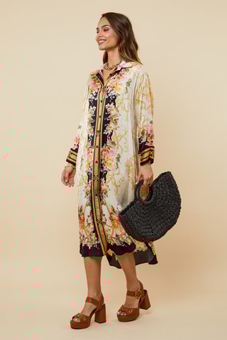 Blouse-jurk - Zwart