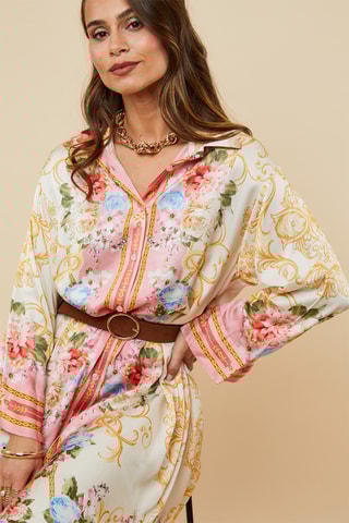 Blouse-jurk - Roze