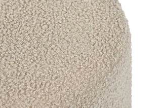 Pouf Rhea - Gris - Toucher bouclette