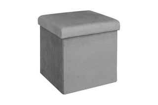 Pouf-coffre Giulia - Gris